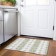preview thumbnail 101 of 132, Premium Washable Super Soft Diamond Modern Mayfield Rug Aloe - 1'8" x 2'6"