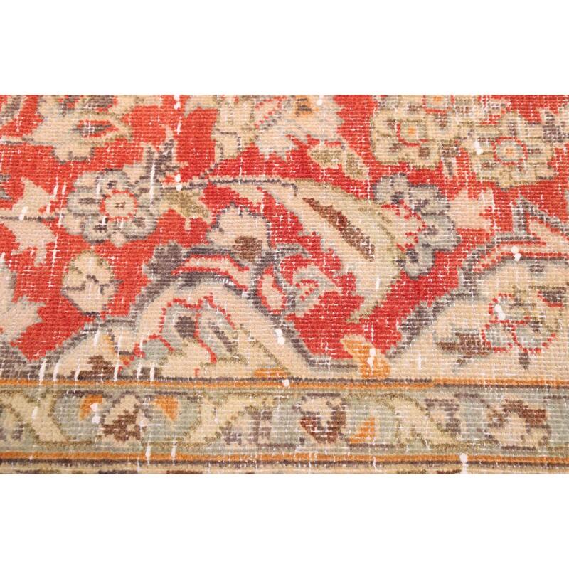ECARPETGALLERY Hand-knotted Antalya Vintage Red Wool Rug - 9'5 x 13'5