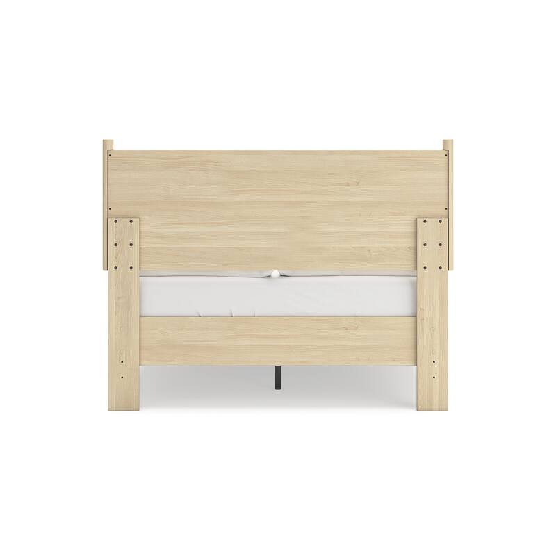 Signature Design by Ashley Cabinella Beige Platform Panel Bed
