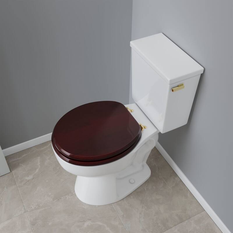 Jones Stephens C2B1R16BR Mahogany Designer Wood Round Closed-Front