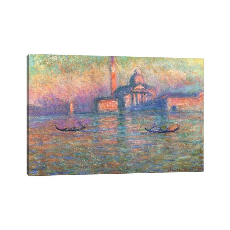 iCanvas "San Giorgio Maggiore, Venice, 1908 " by Claude Monet Canvas Print