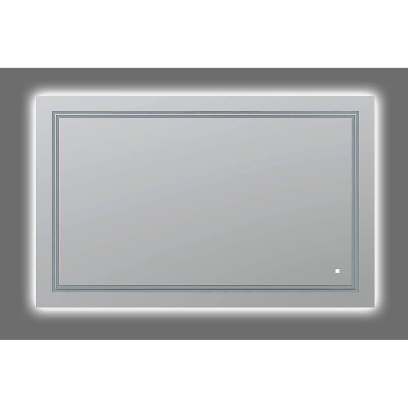 AQUADOM Soho Led Lighted Mirror for Bathroom Defogger, Backlit and Front-Lit