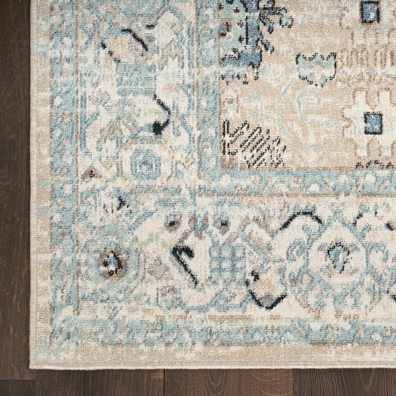 Nourison Washable Decor Indoor only Machine Washable Persian Area Rug