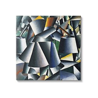 Stupell Woman with Pails Kazimir Malevich Classic Abstract Painting ...