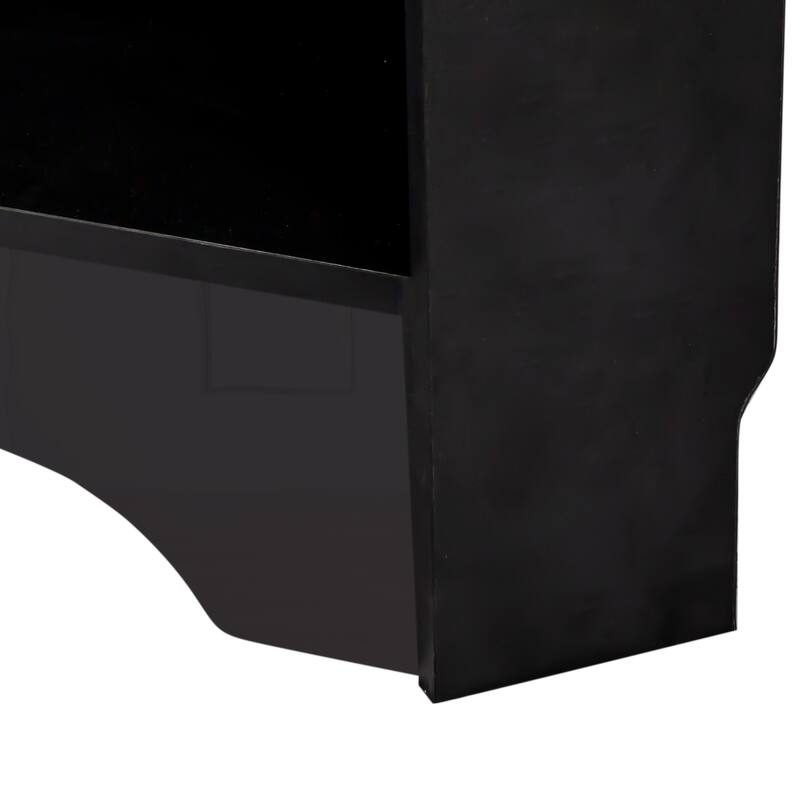 Corner Hall Tree with Shoe Bench - Multifunctional Entryway Coat Rack Featuring 4 Hooks and Adjustable Shelf,29.5''W x 71.6''H"