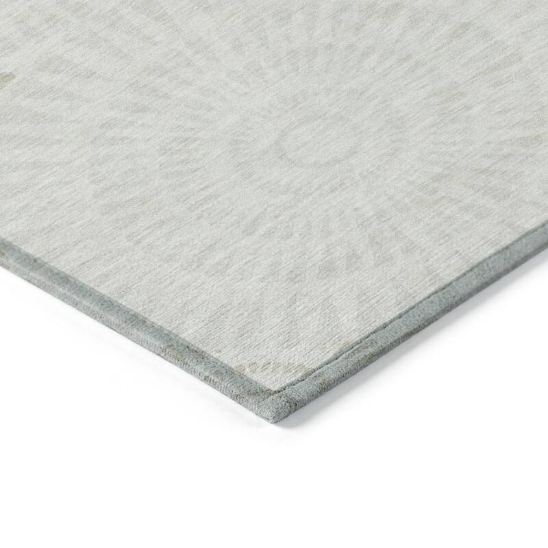 HomeRoots Geometric Transitional Rectangle Outdoor Rug