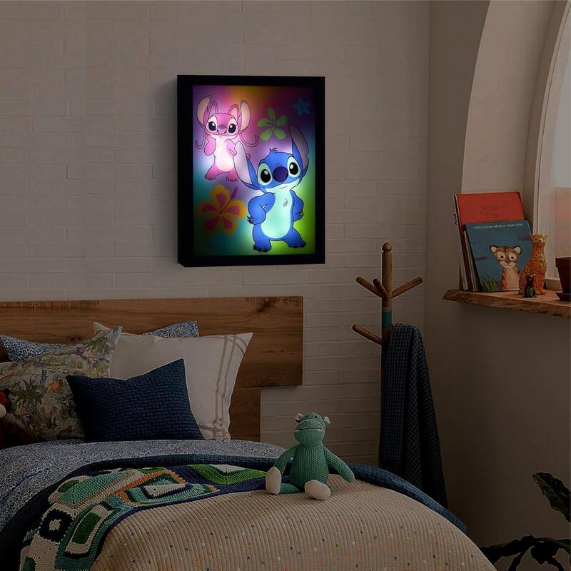 Disney Stitch Angel LED Wall Art