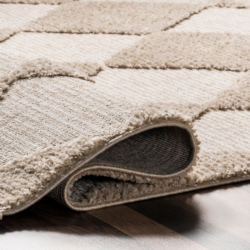 Nuloom Marissa High/Low Diamond Tassel Area Rug