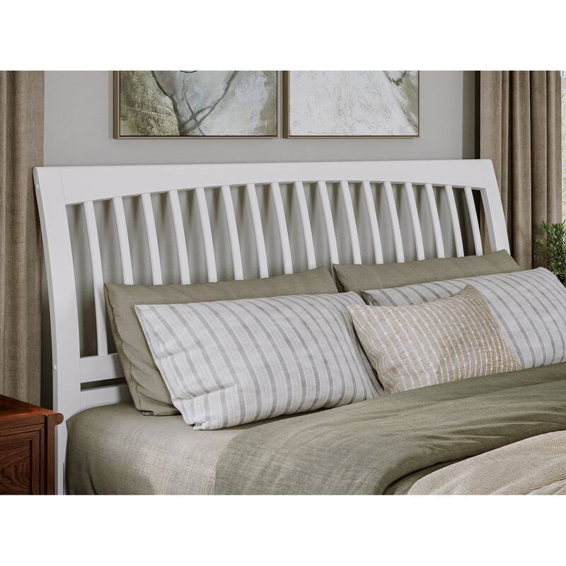 Roslyn Platform Bed with Panel Footboard and Storage Drawers