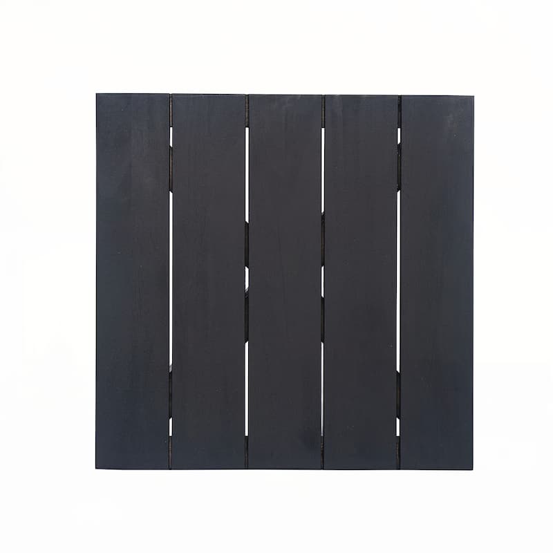 outdoor SQUARE SIDE TABLE, Black