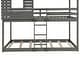 preview thumbnail 23 of 25, Playhouse Inspired Twin-Over-Twin Bunk Bed with Roof and Window