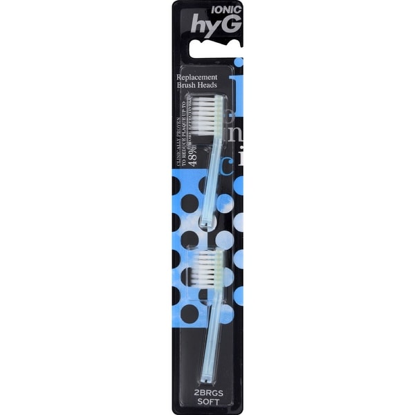 Dr. Tung's Ionic hyG Replacement Brush Heads - Soft - Case of 6 - 2 Pack