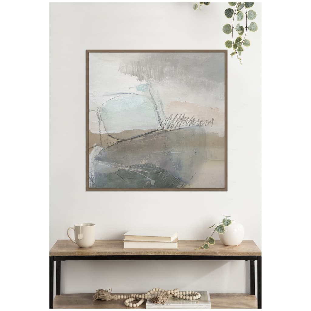 Kate and Laurel NC Wild Abstract by Nikki Chu Framed Canvas Wall Art Print