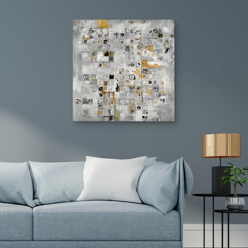 Geometric Metals by Jill Martin Canvas Art Print