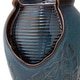 preview thumbnail 9 of 30, Glitzhome Leaf Textured Ceramic Jar Indoor Tabletop Water Fountain with LED Lights