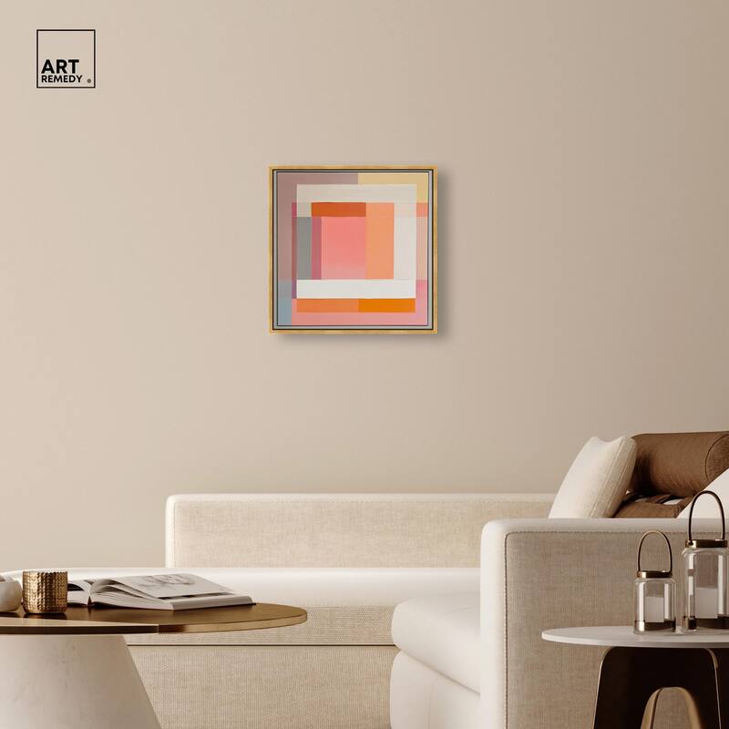 Minimal Color Blocks I Canvas by Art Remedy
