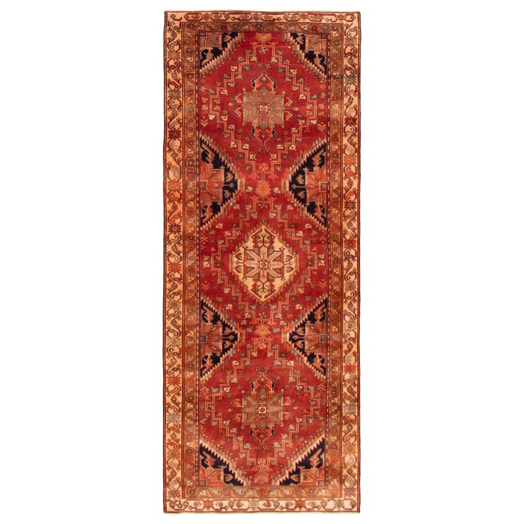 ECARPETGALLERY Hand-knotted Konya Anatolian Copper Wool Rug - 4'0 x 10'4