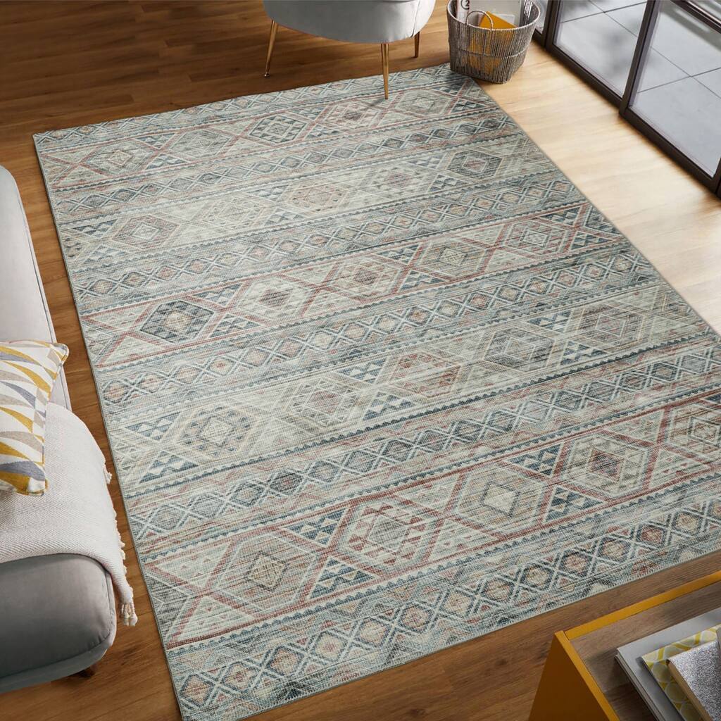 Wyatt & Ash Bruno Imagine Washable Printed Chenille Rugs