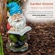 preview thumbnail 71 of 104, Gnome Folding Hands Looking Up Garden Statue