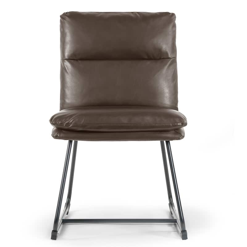Aulani Upholstered Metal Frame Dining Chair (Set of 2)