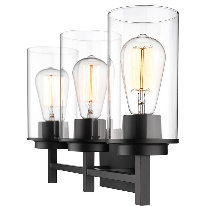 Millennium Lighting Janna Vanity Light with Clear Glass Shades