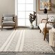 preview thumbnail 6 of 7, Nuloom Handmade Flatweave Striped Trellis Cotton Fringe Area Rug