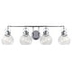 preview thumbnail 25 of 25, Bolha Metal/ Bubbled Glass Vanity Light, Chrome by JONATHAN Y