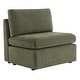 preview thumbnail 134 of 179, Mia Oversized Modular Sectional Fabric Sofa Green-Armless only