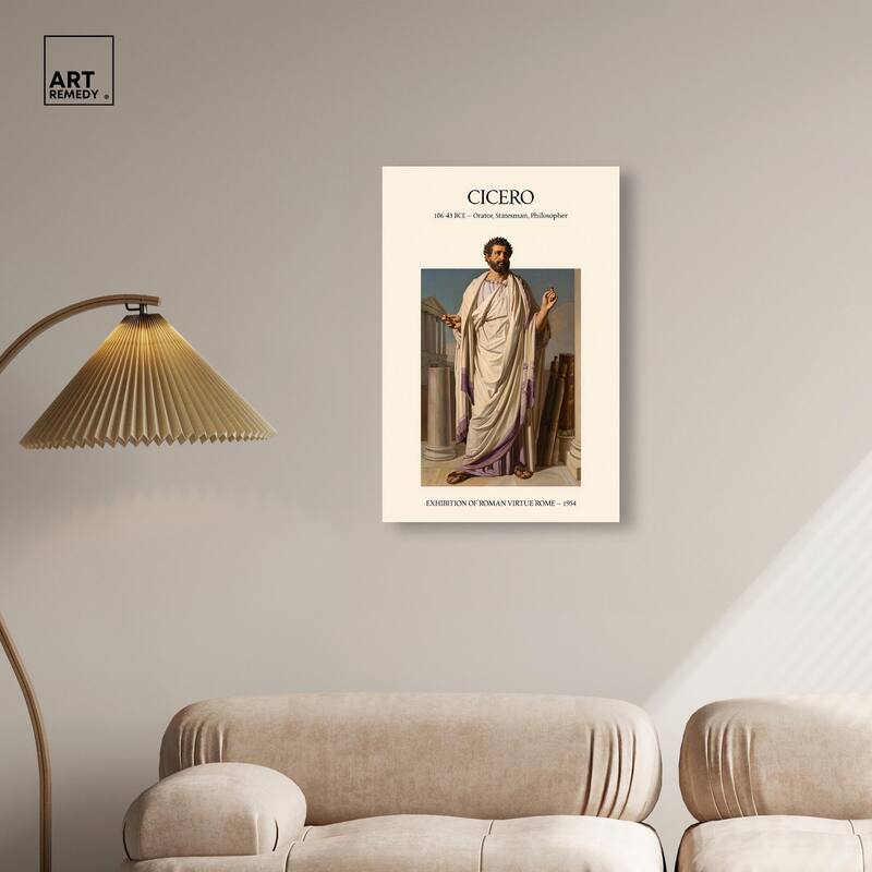 Visual Representation of Cicero Canvas by Art Remedy, Gallery Wrapped