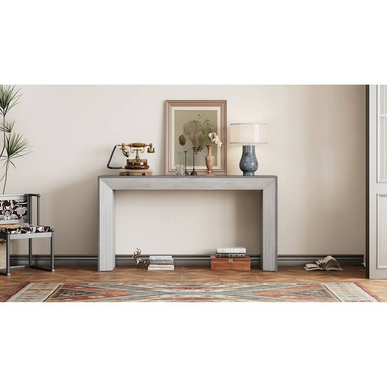 Versatile Elegant Console Table with Quality Wood Veneer