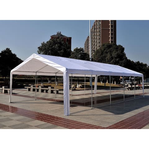 Outsunny White Heavy Duty Party and Event Tent