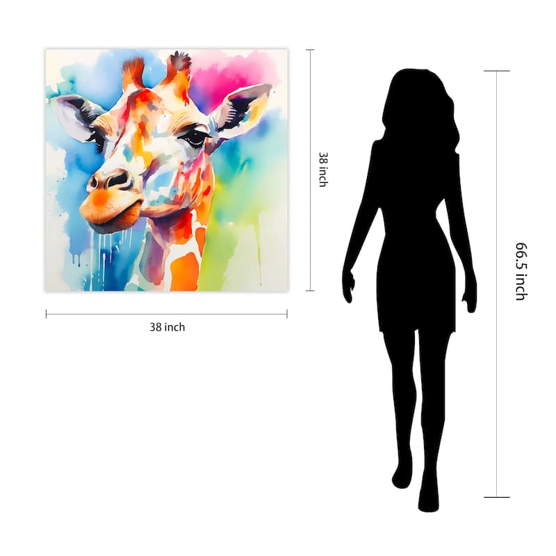 Empire Art Direct Vibrant Majesty II Printed Tempered Glass Wall Art - Multi-Color