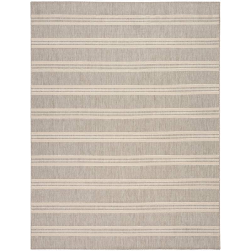 Nourison Horizon Indoor/Outdoor Modern Rug - 8' x 10' - Grey