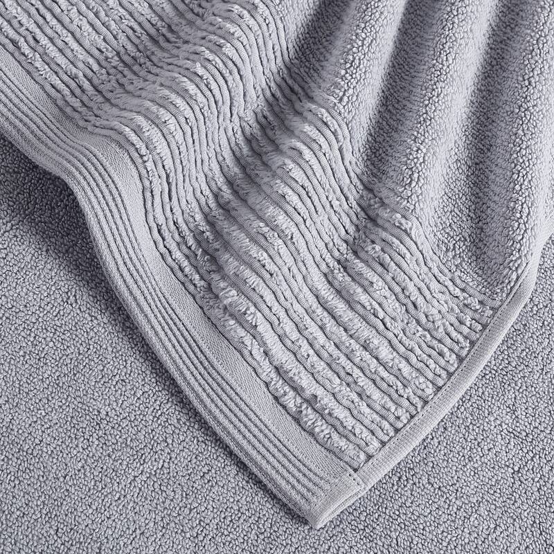 Vera Wang Sculpted Pleat Solid Cotton Multi Size Towel Set