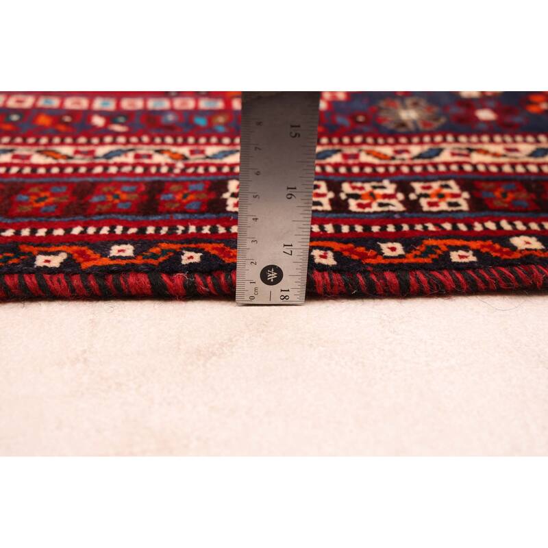 ECARPETGALLERY Hand-knotted Melis Vintage Red Wool Rug - 5'10 x 8'1