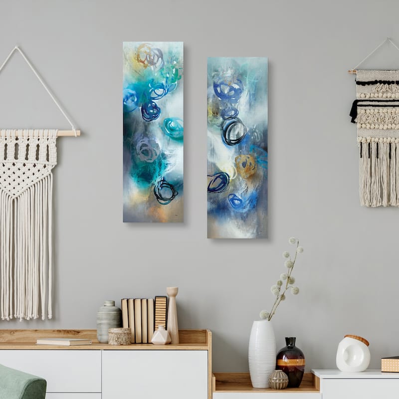 Water Roses I & II by K. Nari Canvas Art Prints