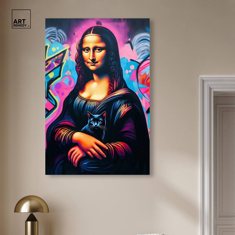 Lisa's Little Secret II Canvas by Art Remedy, Gallery Wrapped