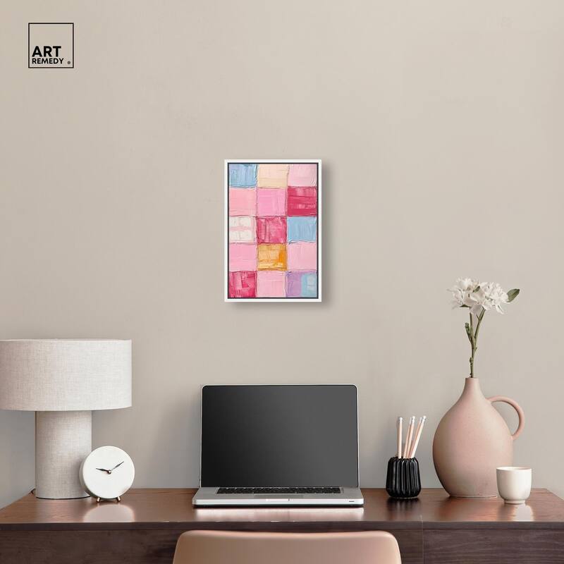 Color Squares II Canvas by Art Remedy