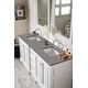 preview thumbnail 32 of 35, James Martin Vanities De Soto 72" Double Vanity, Bright White