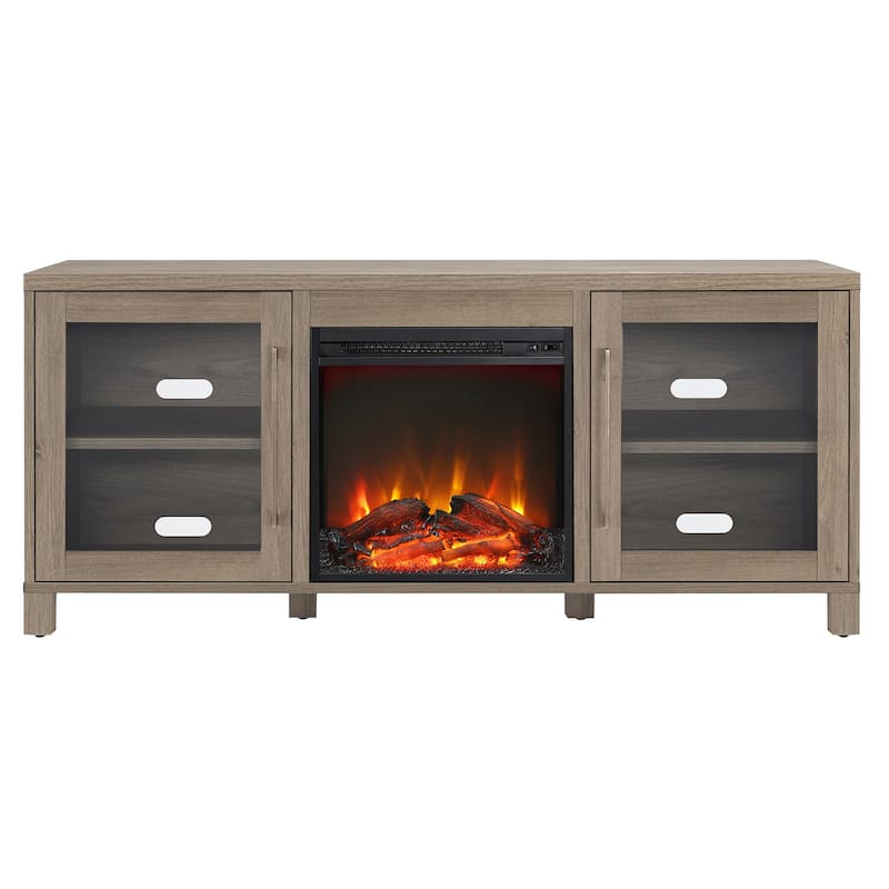 Quincy TV Stand with Fireplace Insert