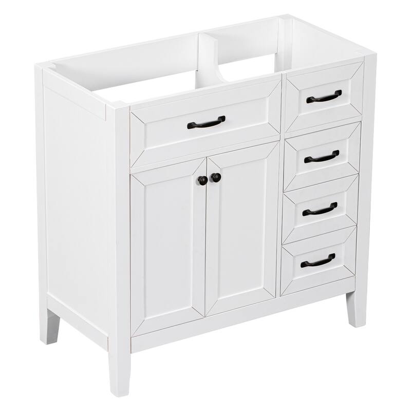 36" Bathroom Vanity without Sink,Bathroom Cabinet with Drawers