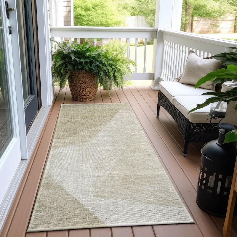 Machine Washable Indoor/ Outdoor Chantille Contemporary Dimensions Rug