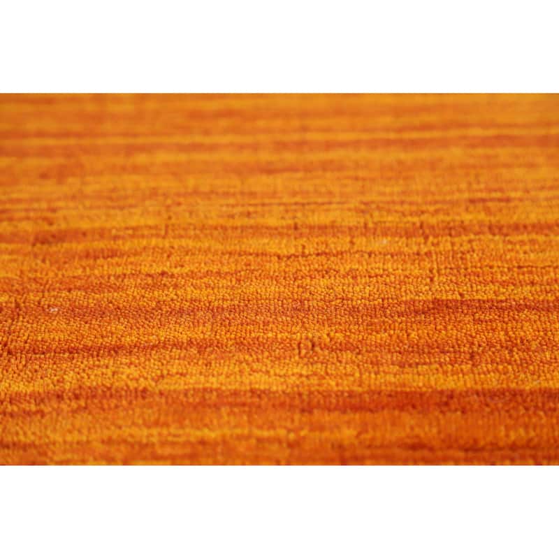 Hand Knotted Oriental 100% Wool Carpet Tribal Tribal Oranges & Rust Gabbeh Area Rug - 5' 10'' X 3' 11''