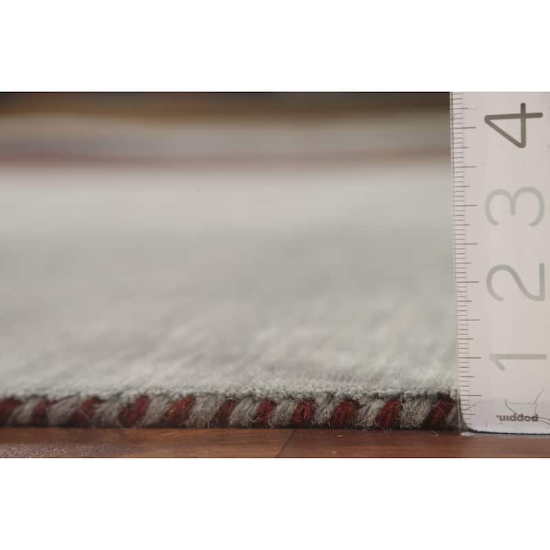 Tribal Gabbeh Indian Area Rug Handmade Wool Carpet - 7'10"x 9'8"
