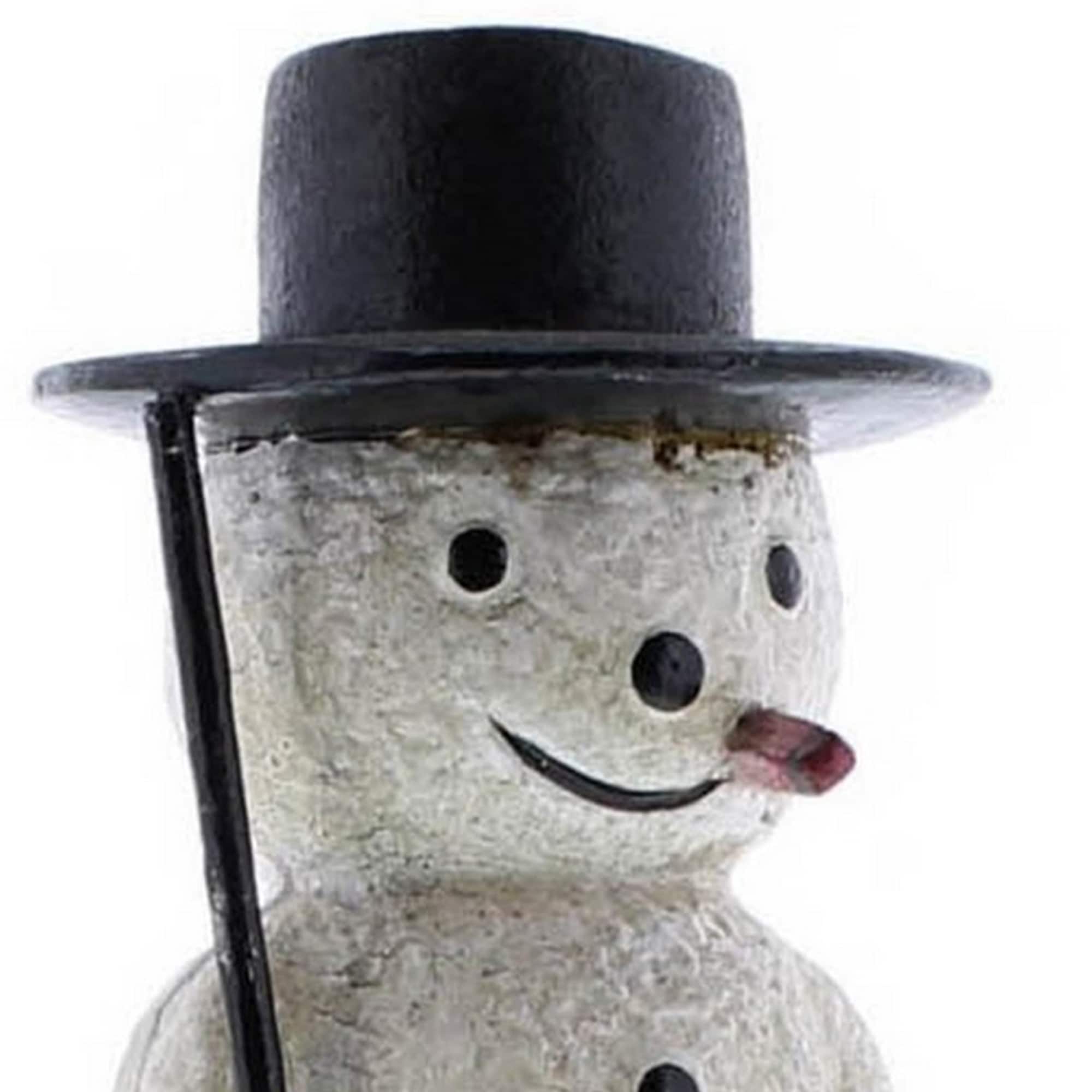 Metal Frame Snowman Shape Stocking Holder White And Black On Sale Overstock 31937762