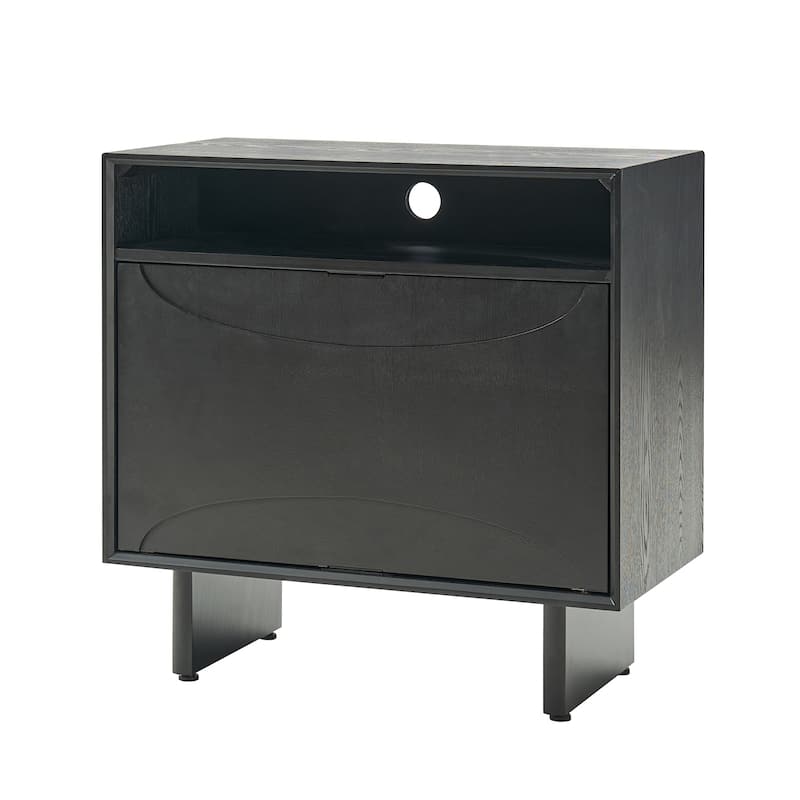 Faustus Modern 28"Tall End Table with Drawers by HULALA HOME