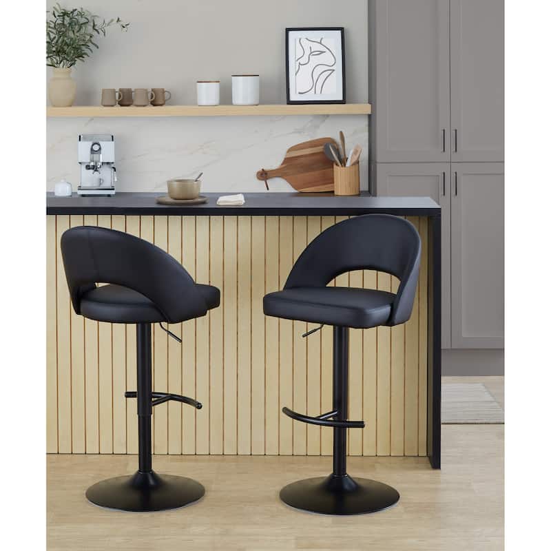 Renee Adjustable Barstool - Set of 2