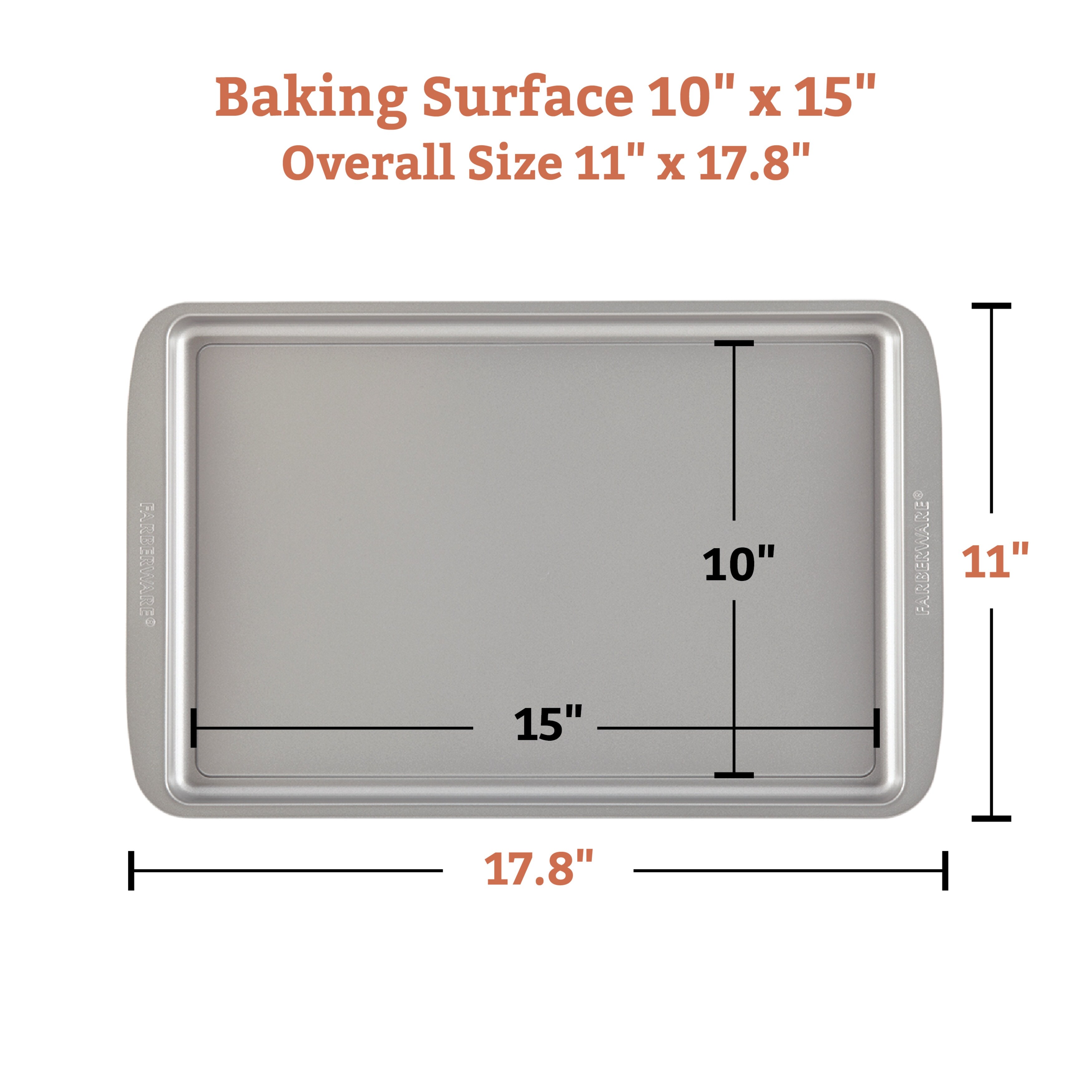 Farberware Bakeware Nonstick Sheet, Loaf, Muffin, & Crisper Pan 4