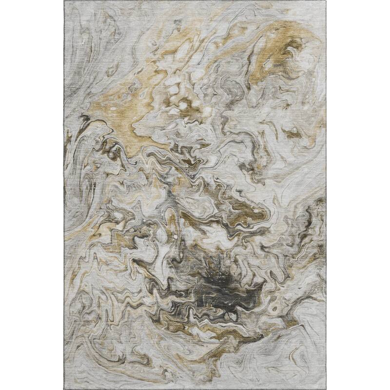 Premium Washable Super Soft Abstract Kyah Mayfield Rug