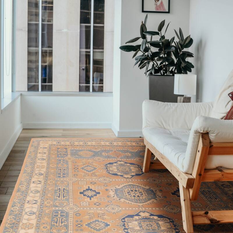 ECARPETGALLERY Hand-knotted Finest Ghazni Copper Wool Rug - 8'11 x 11'8